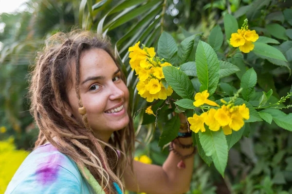 Hippie meisje — Stockfoto