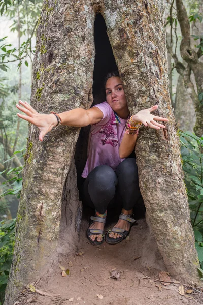 Kleurrijke toren van Meenakshi Amman tempel — Stockfoto