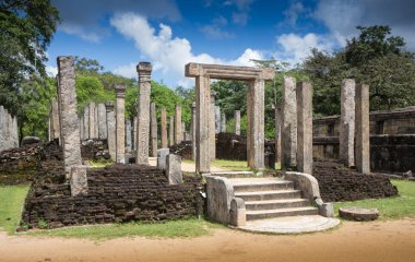 Antik Vatadage Budist stupa Pollonnaruwa, Sri Lanka