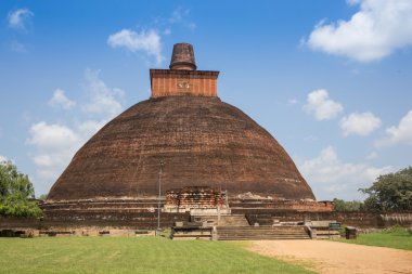 Rankoth Vehera, en büyük Budist stupa arkası 