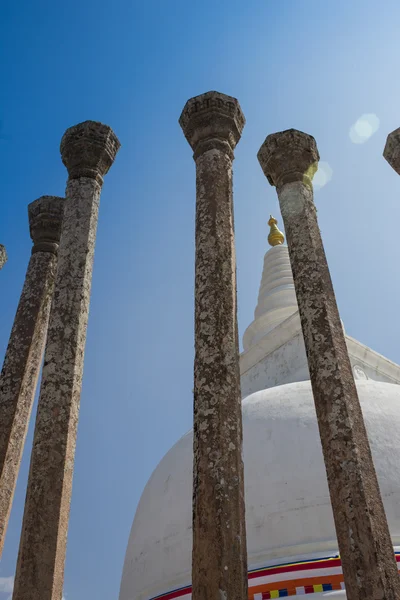 A parte traseira de Rankoth Vehera, a maior estupa budista — Fotografia de Stock
