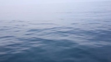 Deniz dalgası yakın, alçak açı görünümü