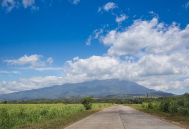 The Classic Cone Shape of Arenal Volcano in Costa Rica. clipart