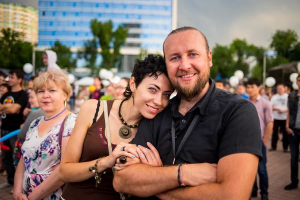 Vrijheid concert portret van koele vrouw — Stockfoto