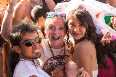 Genç gizemli çift portresi