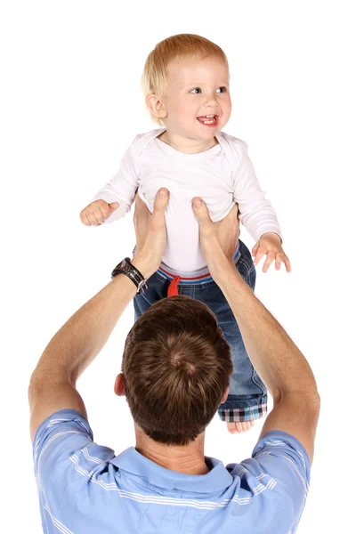 Dad with baby Royalty Free Stock Images