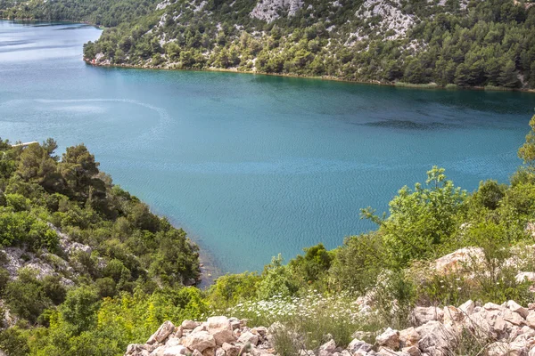 Croatian bay,Adriatic sea channel