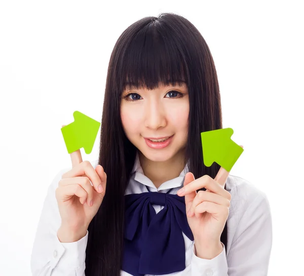 Asian student girl — Stock Photo, Image