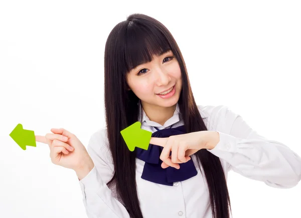 Asian student girl — Stock Photo, Image