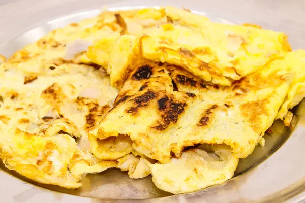 Picture Omelette Selective Focus — Stock Photo, Image