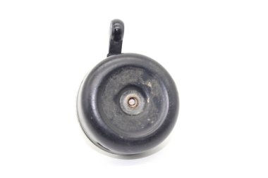 Beyaz arkaplanda izole edilmiş bisiklet zili resmi