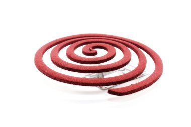 Beyaz arkaplanda izole edilmiş bir sivrisinek kovucu resmi