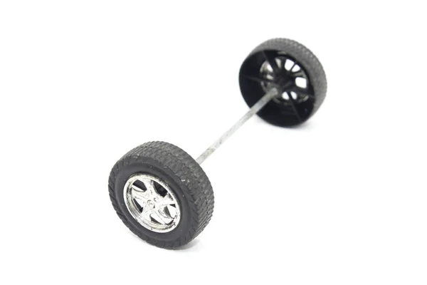 Seçici odaklı bir araba lastiği resmi