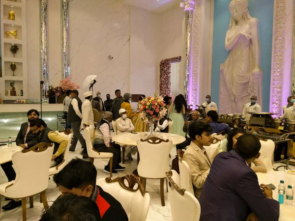 Аттер Пардеш Индия Свадебная Церемония Фото Свадьбы Нуиде Декабря 2020 — стоковое фото