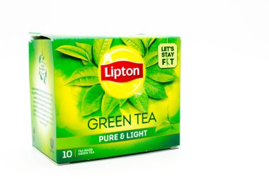 Utter pardesh, Hindistan - Yeşil çay, Noida 'da yeşil çay resmi 16 Şubat 2021