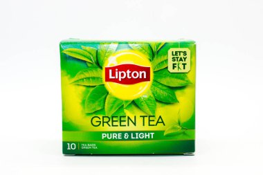 Utter pardesh, Hindistan - Yeşil çay, Noida 'da yeşil çay resmi 16 Şubat 2021