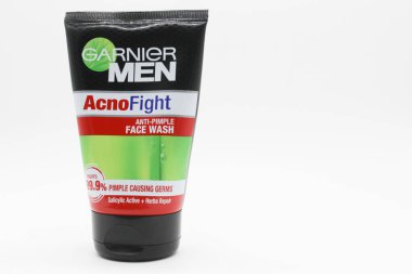 Utter pardesh, Hindistan - yüz yıkama şişesi, Noida 'da bir yüz yıkama şişesi resmi 16 Şubat 2021