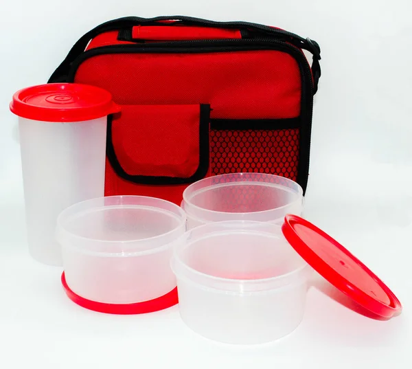 Seçici odaklı bir beslenme çantası resmi.