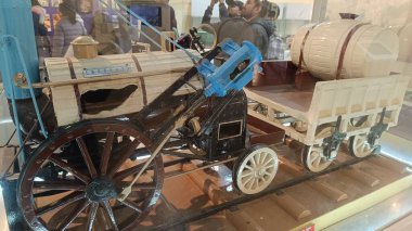 Delhi, Hindistan - Ulusal Demiryolu Müzesinde Minyatür Tren Modeli, Yeni Delhi, Delhi 8 Şubat 2026