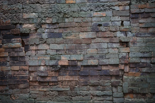 A velha parede de tijolo — Fotografia de Stock