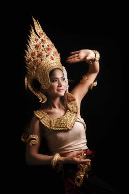 Apsara dans portre