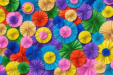 Katlanan arka plan renkli kağıt