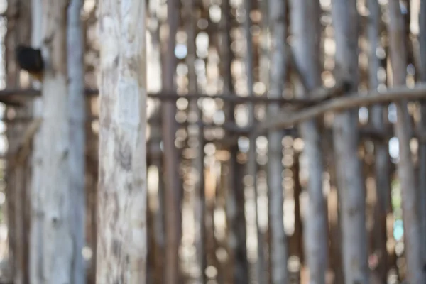 Blur fundo andaimes de madeira — Fotografia de Stock