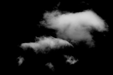 Siyah arka plan üzerine bulut