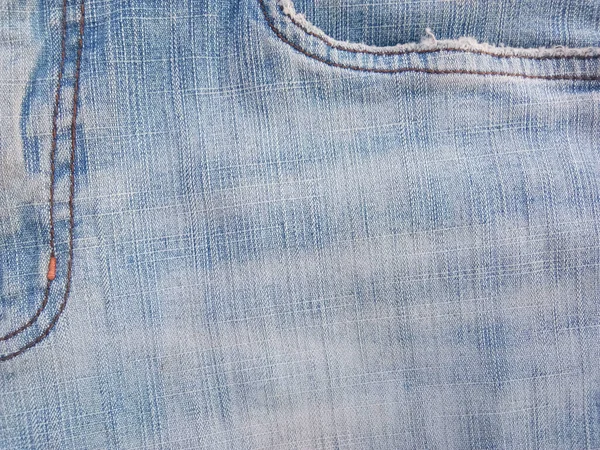 Blue Denim Background Beautiful Patterns Vintage Style Close Jean Fabric — Stock Photo, Image