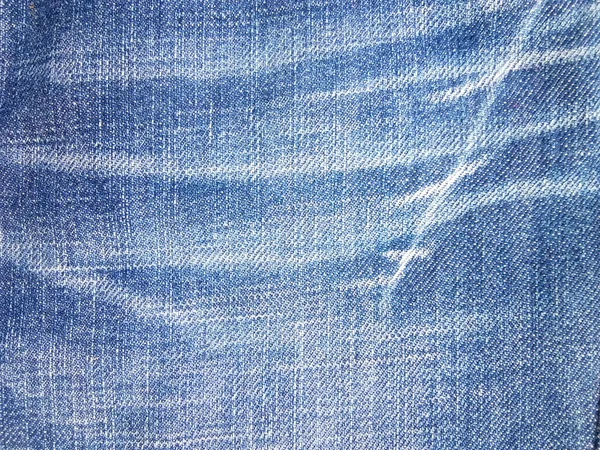 Fondo Denim Azul Con Hermosos Patrones Estilo Vintage Cerrar Textura — Foto de Stock