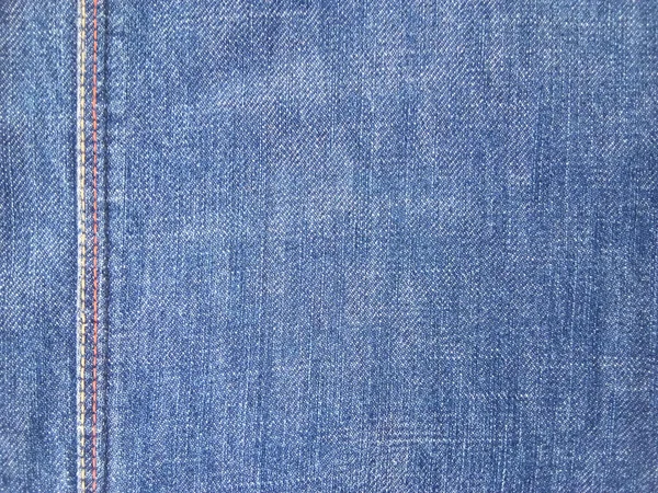 Niebieskie Tło Dżinsów Pięknymi Wzorami Stylu Vintage Zamknij Jean Tekstury — Zdjęcie stockowe