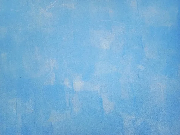 古色古香的蓝色水泥墙背景 用于平面设计或墙纸 — 图库照片
