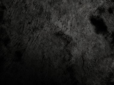 Grafik tasarımı veya duvar kâğıdı için klasik tarzda koyu çimento duvar arkaplanı. Beton zemin eski bir konsepte göre yaşlanmış..