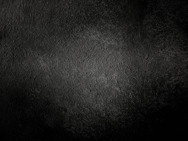 Grafik tasarımı veya duvar kâğıdı için klasik tarzda koyu çimento duvar arkaplanı. Beton zemin eski bir konsepte göre yaşlanmış..