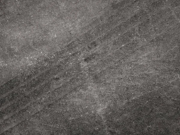 Close Black Tire Marks Cement Floor Abstract Concrete Texture Vintage — Stockfoto