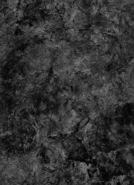 Grafik tasarımı veya duvar kâğıdı için klasik tarzda koyu çimento duvar arkaplanı. Beton zemin eski bir konsepte göre yaşlanmış..