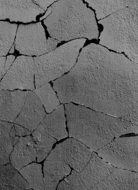 Çatlak beton yapı, çimento arkaplan Grafik tasarımı veya retro duvar kağıdı için klasik tarzda boyanmamış.