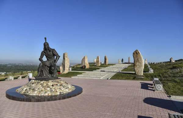 Monumento a todos los soldados de la República de Khakassia Imágenes de stock libres de derechos
