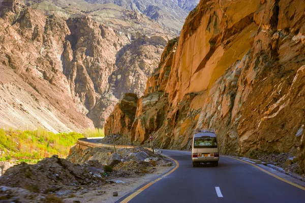 Karakorum Highway no Paquistão — Fotografia de Stock