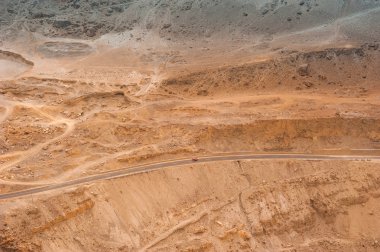 Pakistan Karakurum karayolu havadan görünümü