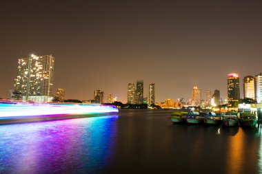 Bangkok şehir Chao Phraya Nehri