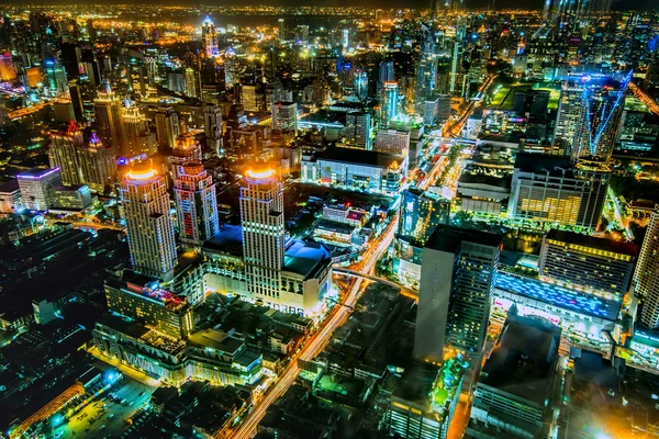 Vista sobre la gran ciudad asiática de Bangkok —  Fotos de Stock