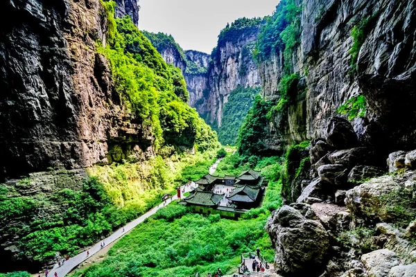 Wulong národní park, chongqing, Čína — Stock fotografie