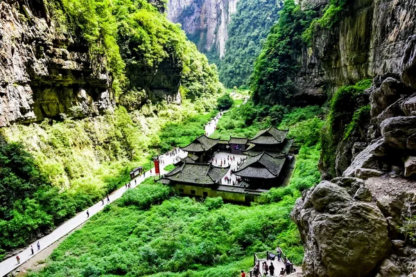 Wulong národní park, chongqing, Čína — Stock fotografie