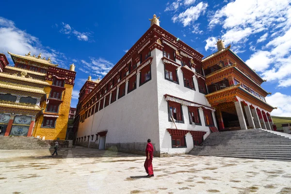 Hermosa vista del templo Lama en Beijing, China — Foto de Stock