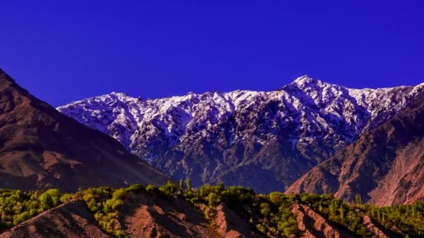 Nanga Parbat Dağının Buzul Manzarası Peri Çayır Vadisinden Güzel Kar — Stok video