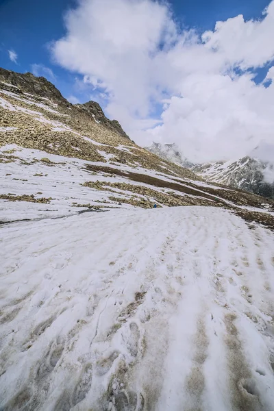 Snow mountain a ledovec — Stock fotografie