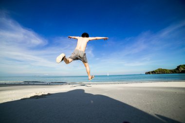 plaj ve tropik deniz