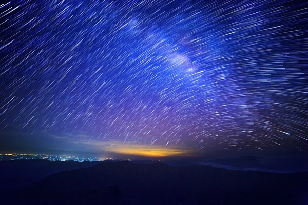 Star trails — Stock Photo, Image