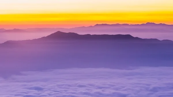 High angle view mountain peak — Stock Photo, Image